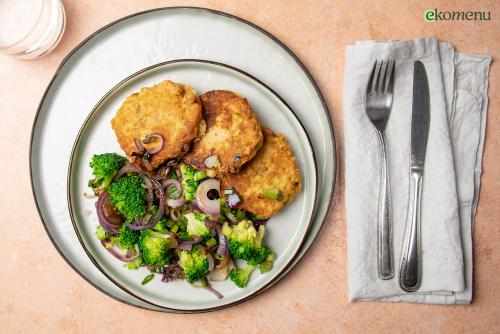 Tonijnburgertjes met broccoli