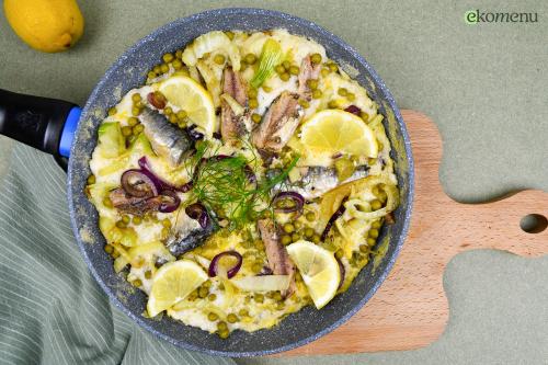 Venkelfrittata met sardines