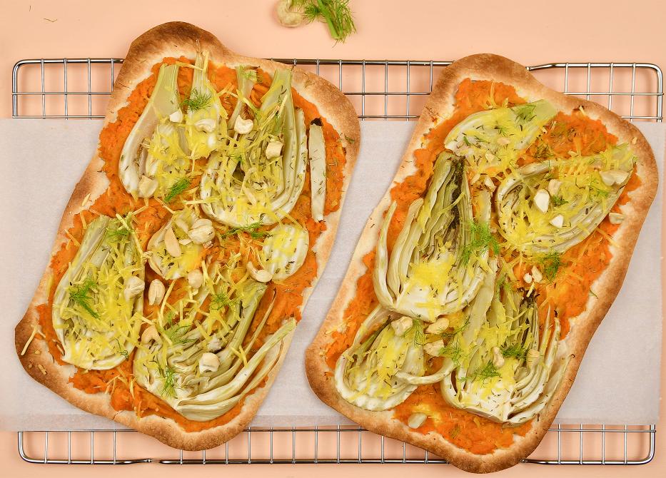 Flammkuchen met venkel