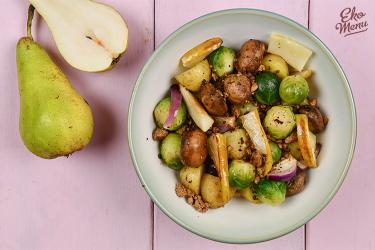 Spruitjes-peer schotel