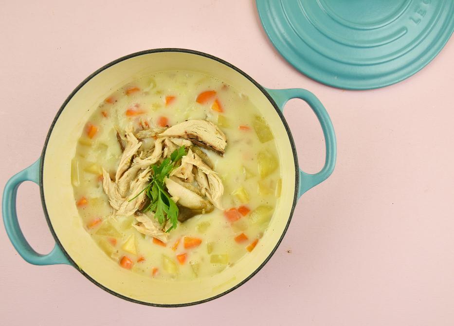 Cullen skink soep met gerookte meerval