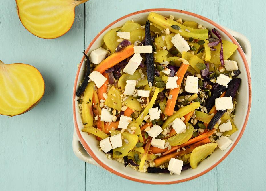 Couscous met geroosterde groenten