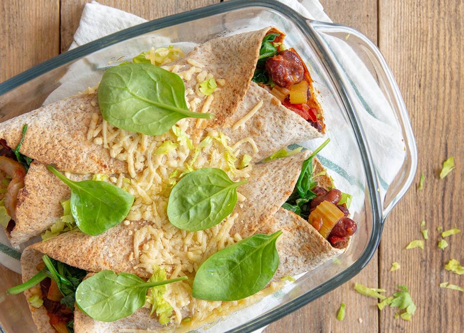 Tortilla wraps met kidneybonen