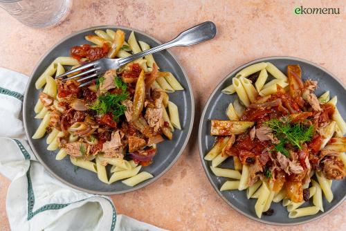 Pasta met venkel en tomaat