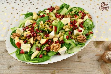 Feestelijke salade met brie