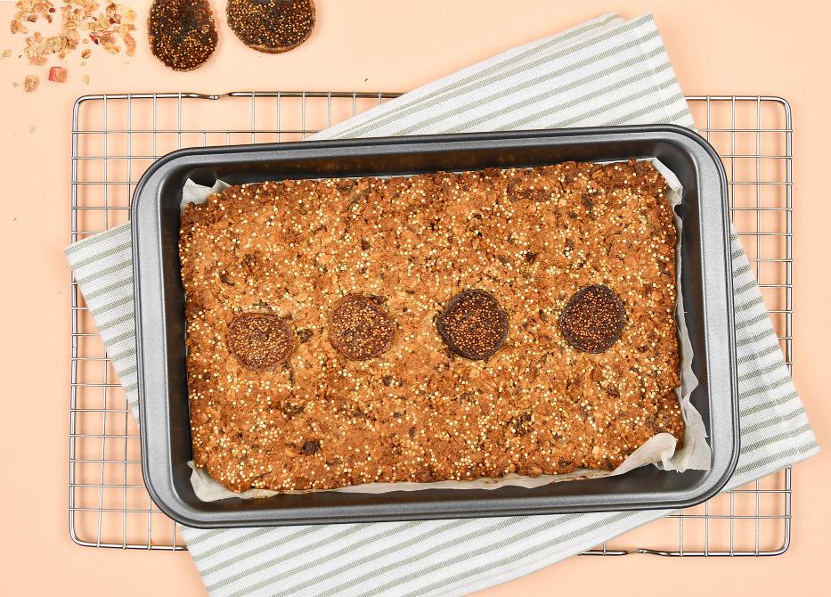 Muesli koek met vijgen