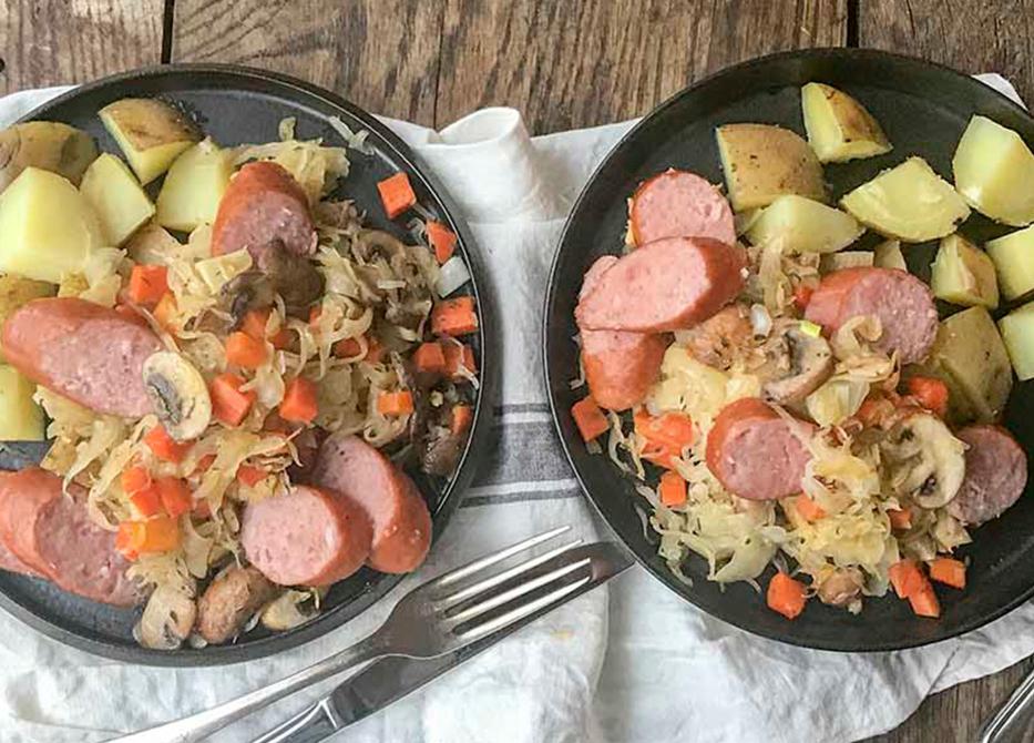 Zuurkool met rookworst