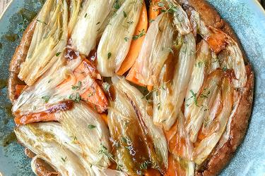 Tarte tatin van witlof