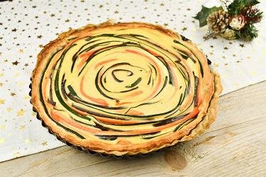 Feestelijke spiraaltaart