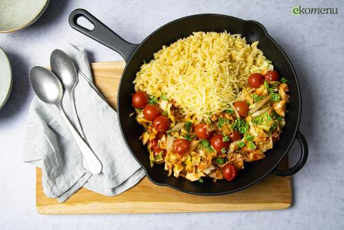 Orzo in cherrytomatensaus