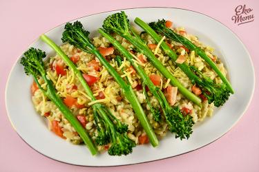 Romige parelgerst risotto met bimi
