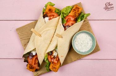 Wraps met veggie vissticks