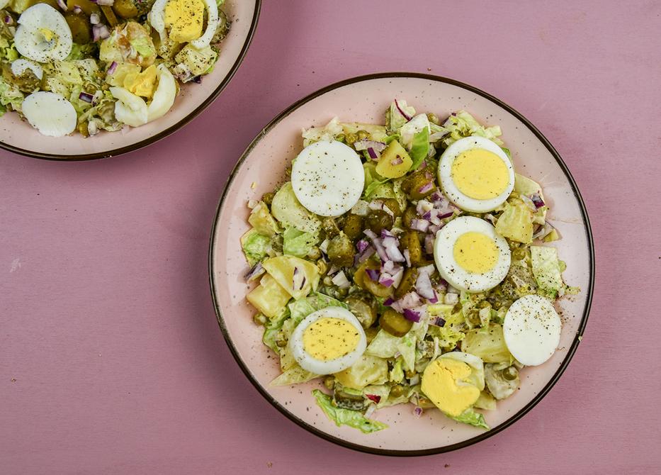 Russische aardappelsalade