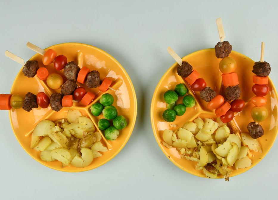 Gehakt-groentespiesjes