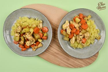 Kipstoof met koolrabi