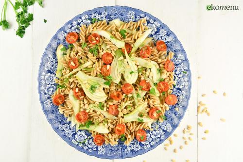 Glutenvrije pasta met pittige knoflookolie