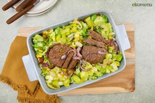 Zacht gestoofd prei stamppotje