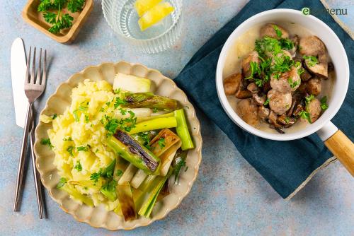 Ragout met kipgehaktballetjes