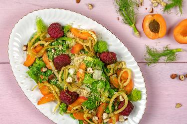 Volkoren couscous met nectarine