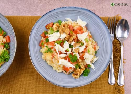 Tomatenrisotto met mozzarella