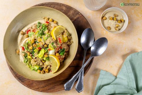 Quinoasalade met hummus