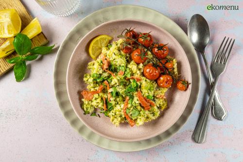 Citroenrisotto met krokant spek