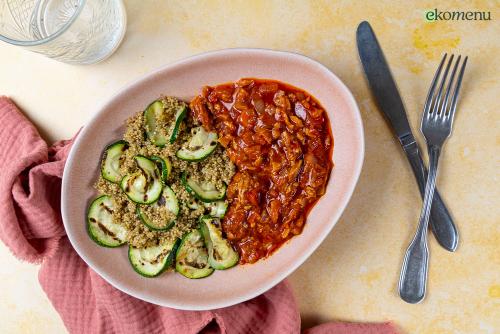 Tonijn in pittige tomatensaus