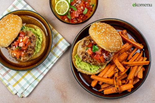 Mexicaanse kipburger