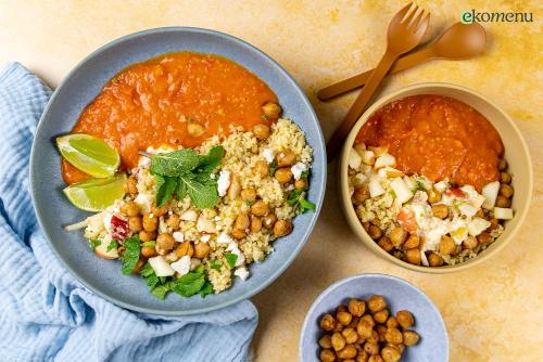 Bulgur met gebakken feta