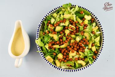 Caesar salade met cashewdressing