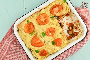 Aubergine lasagne 
