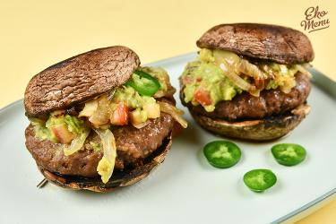 Keto Mexicaanse portabella hamburger