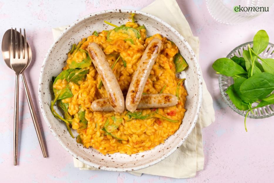  Makkelijke orzo met paprikasaus