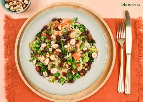 Bloemkool tabouleh met broccoli