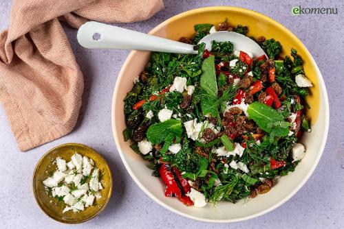 Libanese koolsalade met dille en feta