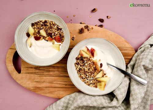 Vegan yoghurtbowl met fruit