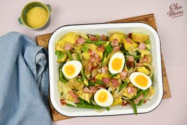 Luikse salade met sperziebonen
