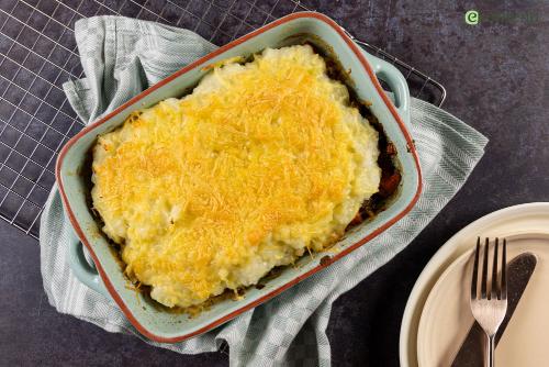 Engelse Cottage pie met linzen