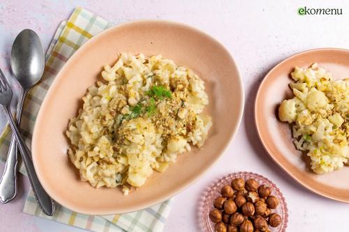 Risotto bianco met hazelnootdukkah
