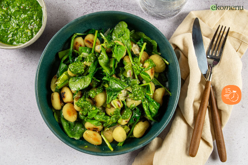 Groene gnocchi