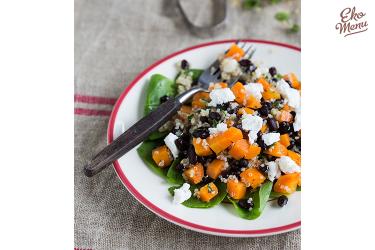 Kleurige bonensalade