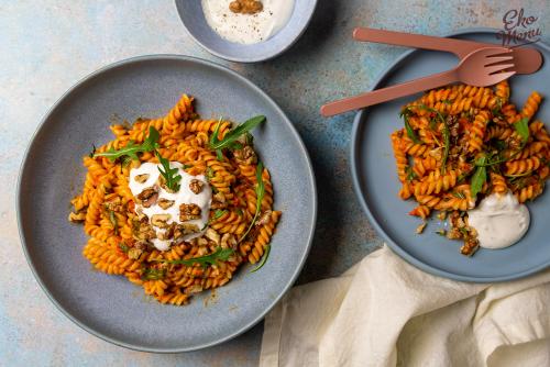 Smeuïge pastasalade