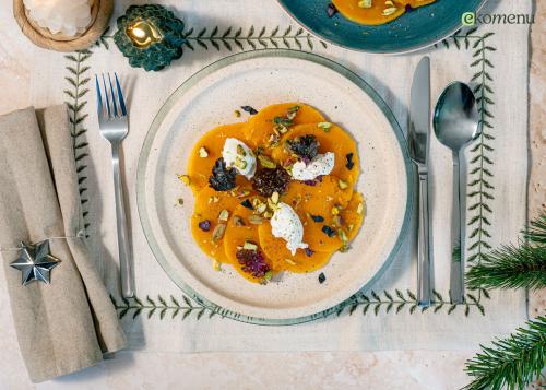 FEEST - Pompoencarpaccio met shiso