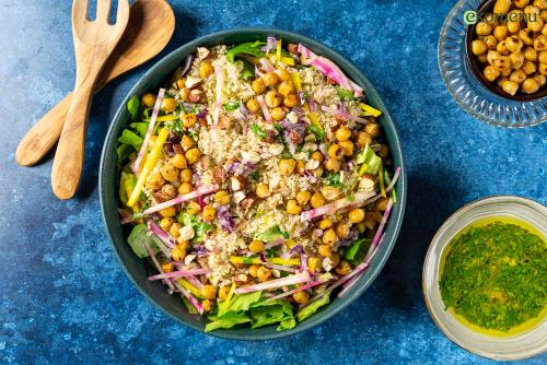 Warme quinoasalade met bietjes en feta