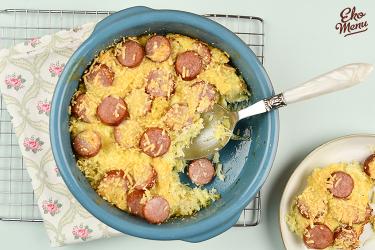 Keto Zuurkool frittata met rookworst