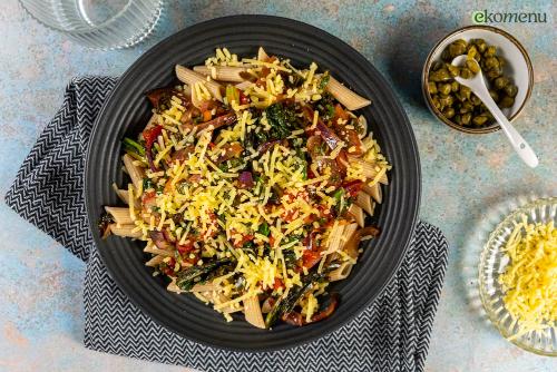 Glutenvrije pasta met boerenkool