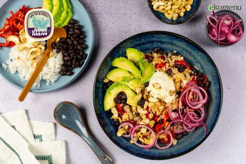 Mexicaanse bowl met spicy rijst