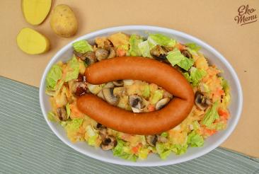 Sla stamppot met rookworst