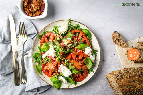 Carpaccio van coeur de boeuf tomaten
