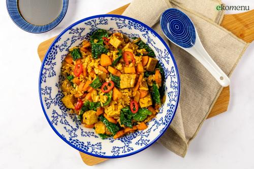 Spicy palmkool stir fry